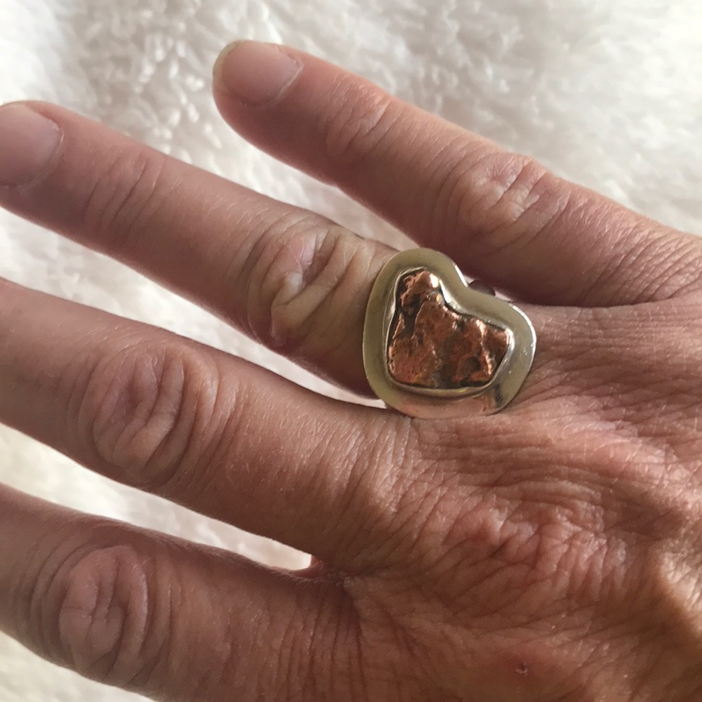 Authentic Michigan State .925 Silver Copper  Ring - Picture 5 of 8